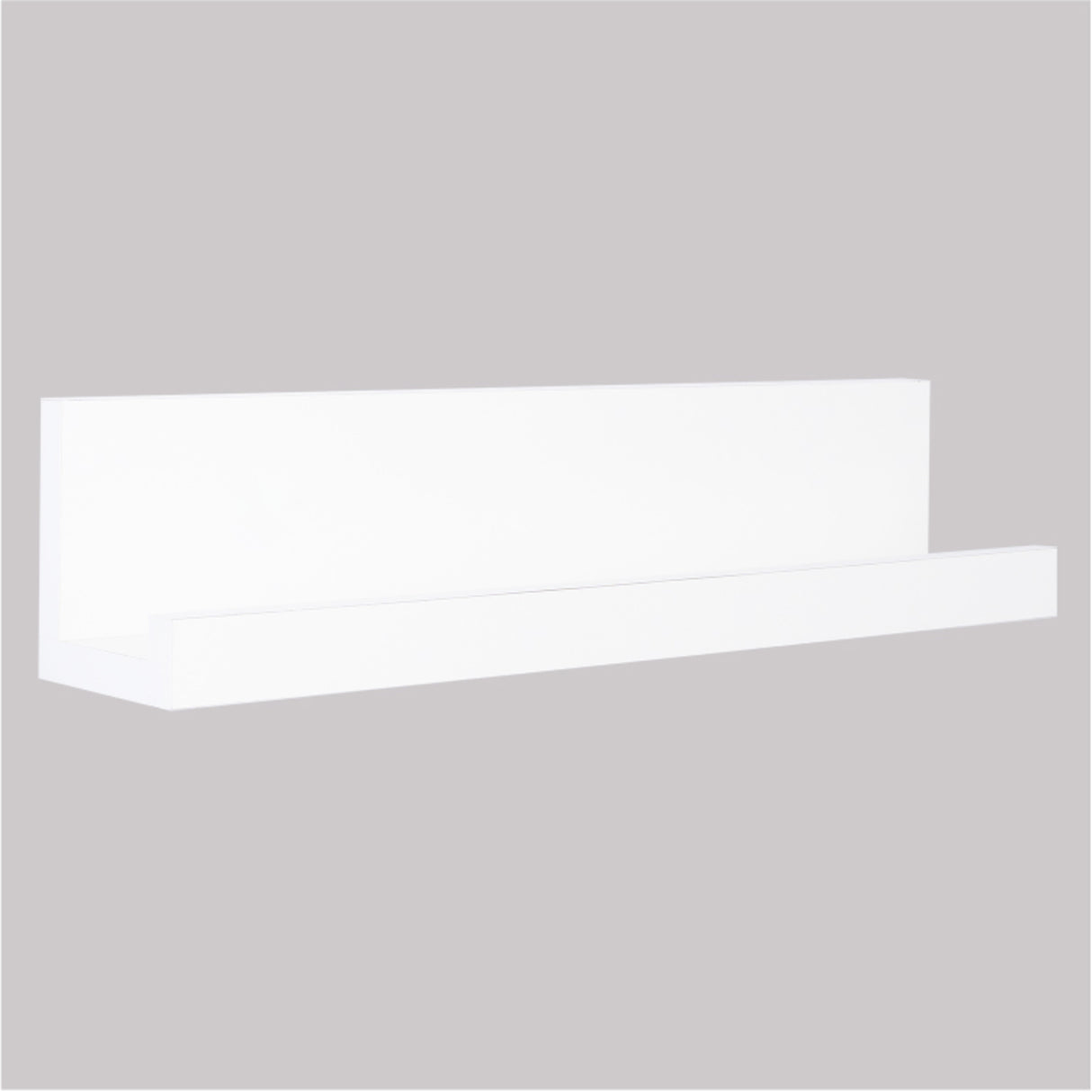 Repisa Julia Blanco 10x45cm en Forma de J - Repisas y Percheros | Bylmo