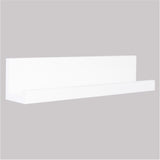 Repisa Julia Blanco 10x45cm en Forma de J - Repisas y Percheros | Bylmo