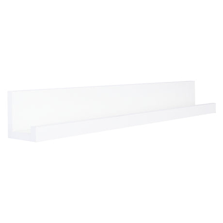 Repisa Julia Blanco 10x75cm en Forma de J - Repisas y Percheros | Bylmo