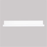 Repisa Julia Blanco 10x75cm en Forma de J - Repisas y Percheros | Bylmo