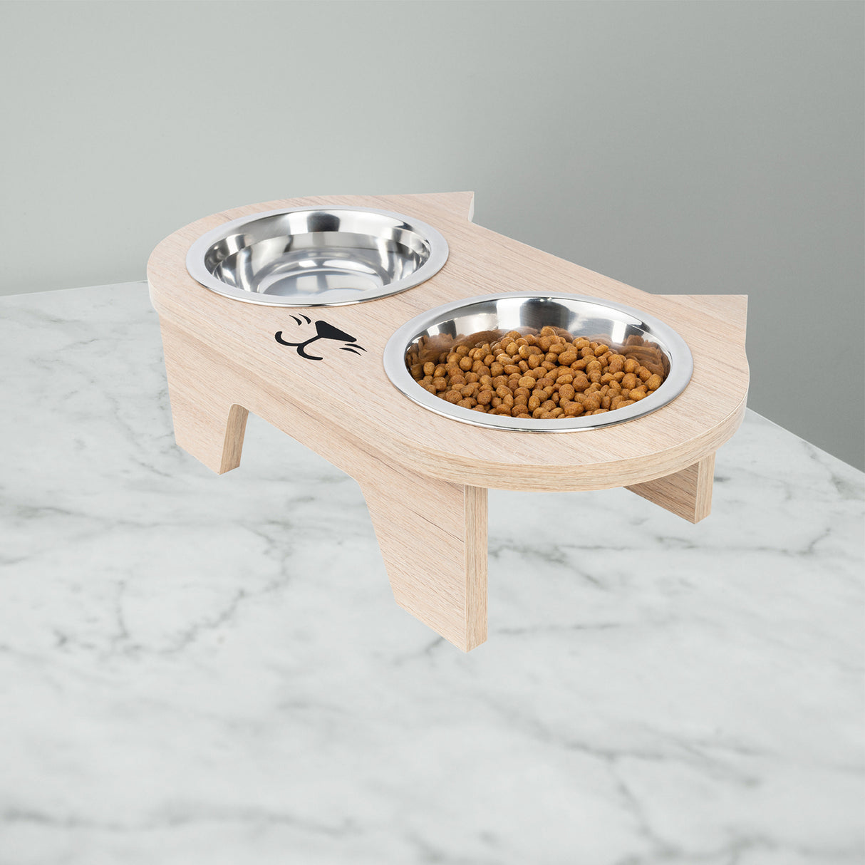 Comedero Michi Cafe 40x12cm Para Gatos Medianos - Muebles para Mascotas | Bylmo