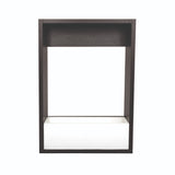 Matera Leyla Blanco 50x12cm Rectangular Tradicional de Piso - Materas y Macetas | Bylmo