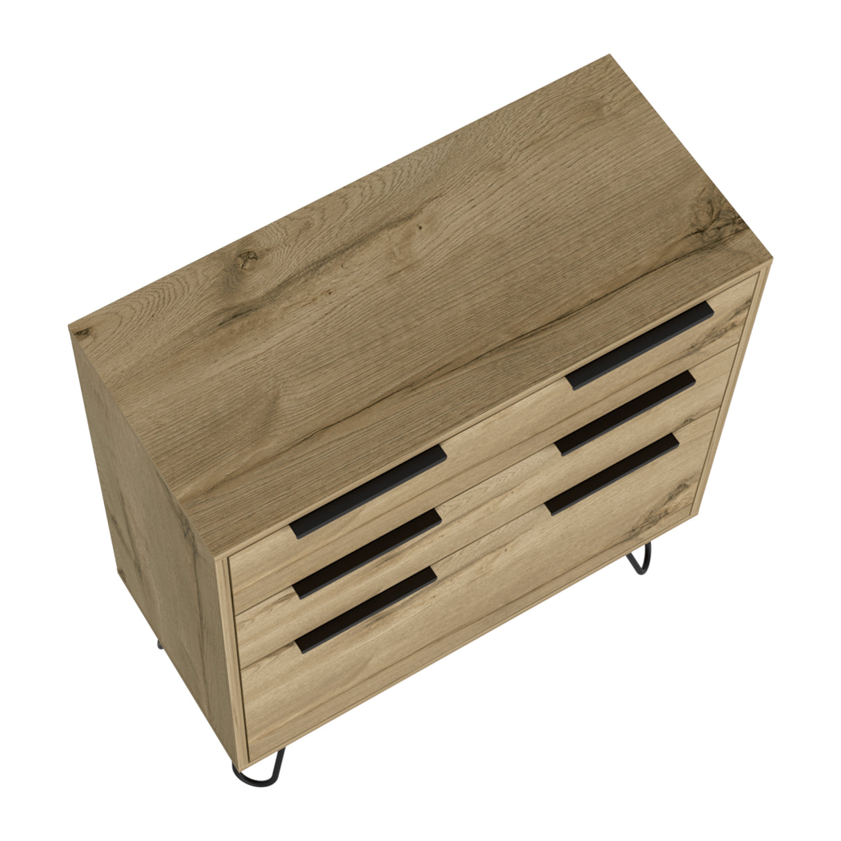 Cómoda Concepto D Duna 76.5x93cm Con Patas y Tres Cajones - Cajoneras y Comodas | Bylmo