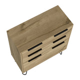 Cómoda Concepto D Duna 76.5x93cm Con Patas y Tres Cajones - Cajoneras y Comodas | Bylmo