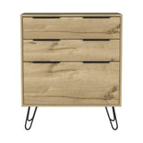 Cómoda Concepto D Duna 76.5x93cm Con Patas y Tres Cajones - Cajoneras y Comodas | Bylmo