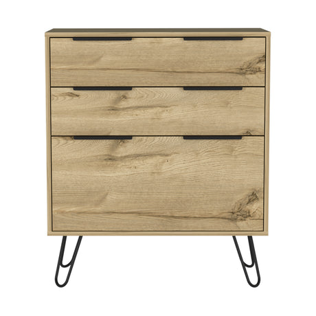 Cómoda Concepto D Duna 76.5x93cm Con Patas y Tres Cajones - Cajoneras y Comodas | Bylmo