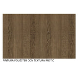 Cocina Integral Emilly Marron 293x186cm con Mesón de Madera - Cocinas | Bylmo