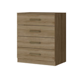 Cajonera Zaraza Noce 60x71cm con Cuatro Cajones - Cajoneras y Comodas | Bylmo