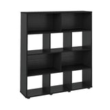 Biblioteca Book Negro 91x109cm Rectangular con 3 Entrepaños - Bibliotecas y Estanterías | Bylmo