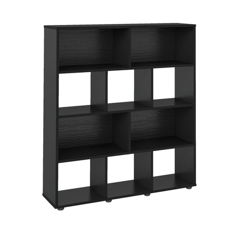 Biblioteca Book Negro 91x109cm Rectangular con 3 Entrepaños - Bibliotecas y Estanterías | Bylmo