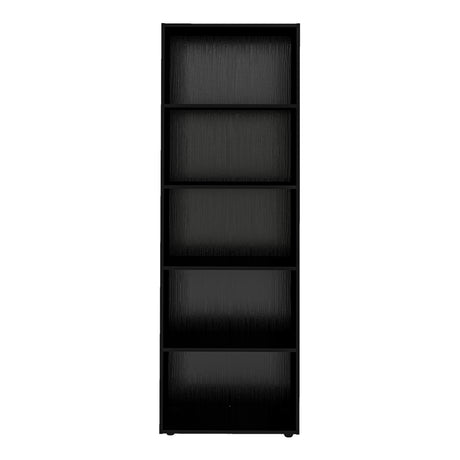 Biblioteca Multy Negro 60x180cm Rectangular con 4 Entrepaños - Bibliotecas y Estanterías | Bylmo