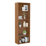 Biblioteca Multy Cerezo 60x180cm Rectangular con 4 Entrepaños - Bibliotecas y Estanterías | Bylmo