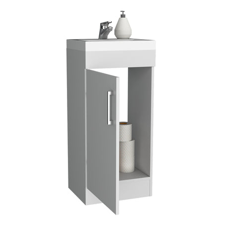 Mueble para Lavamanos Madrid Blanco 40x83cm Con Lavamanos - Muebles para Lavamanos | Bylmo