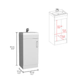 Mueble para Lavamanos Madrid Blanco 40x83cm Con Lavamanos - Muebles para Lavamanos | Bylmo