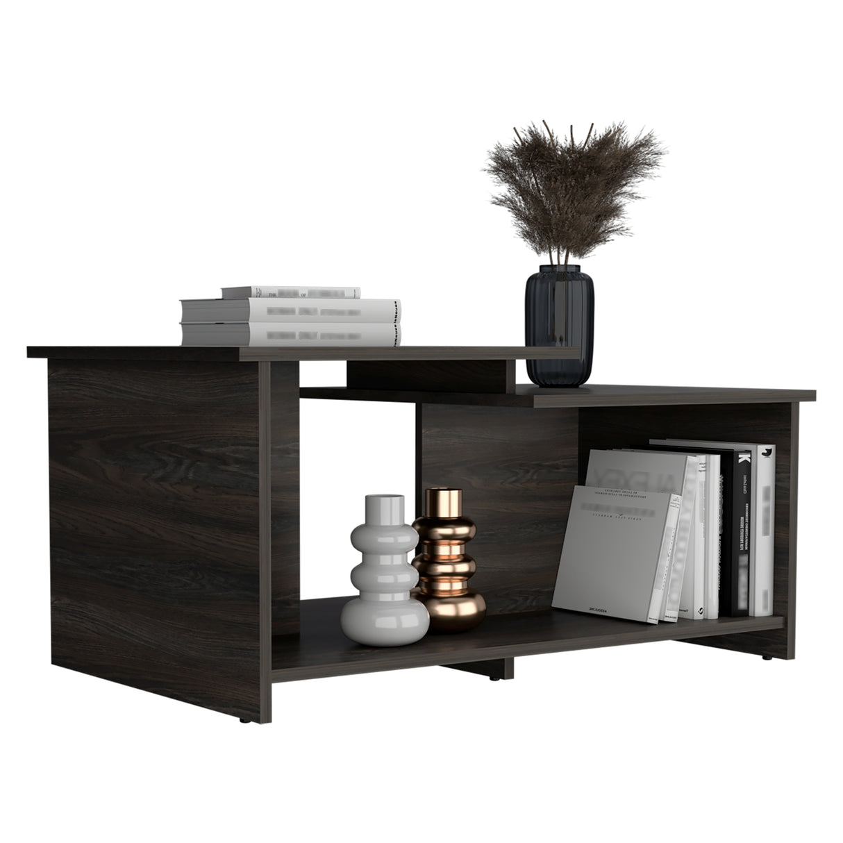 Mesa de Centro Wema Carbón 89.1x42cm En Escalera - Mesas de Centro | Bylmo