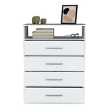 Cómoda Continental Blanco 84x109.6cm con Cuatro Cajones - Cajoneras y Comodas | Bylmo