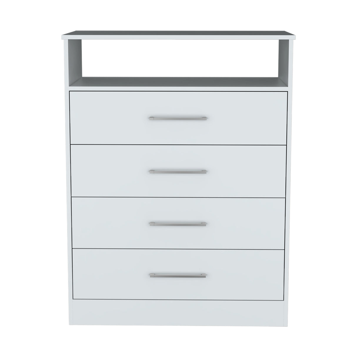 Cómoda Continental Blanco 84x109.6cm con Cuatro Cajones - Cajoneras y Comodas | Bylmo