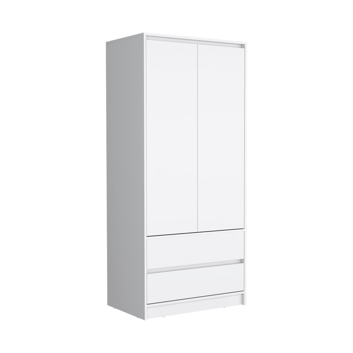Closet Austin Blanco 80x180cm Con Cuatro Compartimientos - Closets | Bylmo