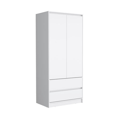 Closet Austin Blanco 80x180cm Con Cuatro Compartimientos - Closets | Bylmo