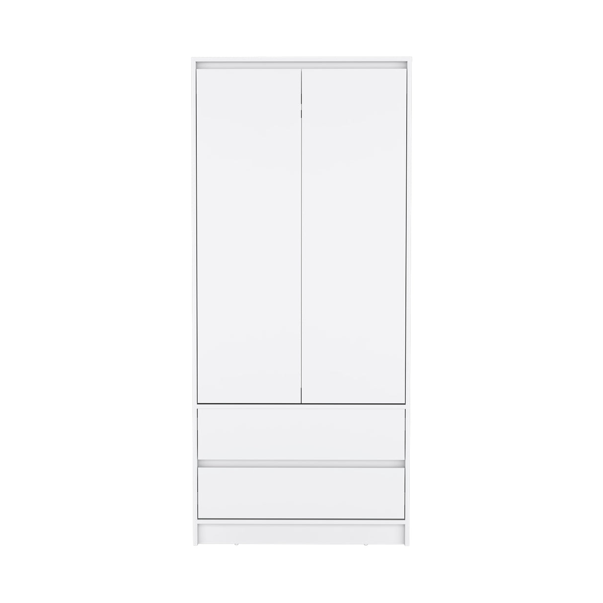 Closet Austin Blanco 80x180cm Con Cuatro Compartimientos - Closets | Bylmo