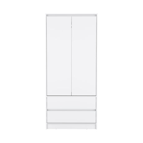 Closet Austin Blanco 80x180cm Con Cuatro Compartimientos - Closets | Bylmo