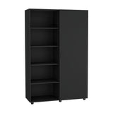 Closet Eco 120 Wengue 120.1x184cm Con Seis Compartimientos - Closets | Bylmo