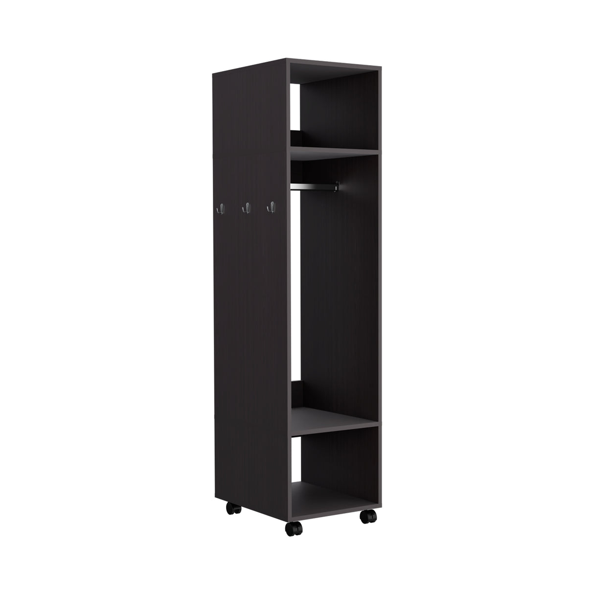 Closet Custer Wengue 40x160cm Con Tres Compartimientos - Closets | Bylmo