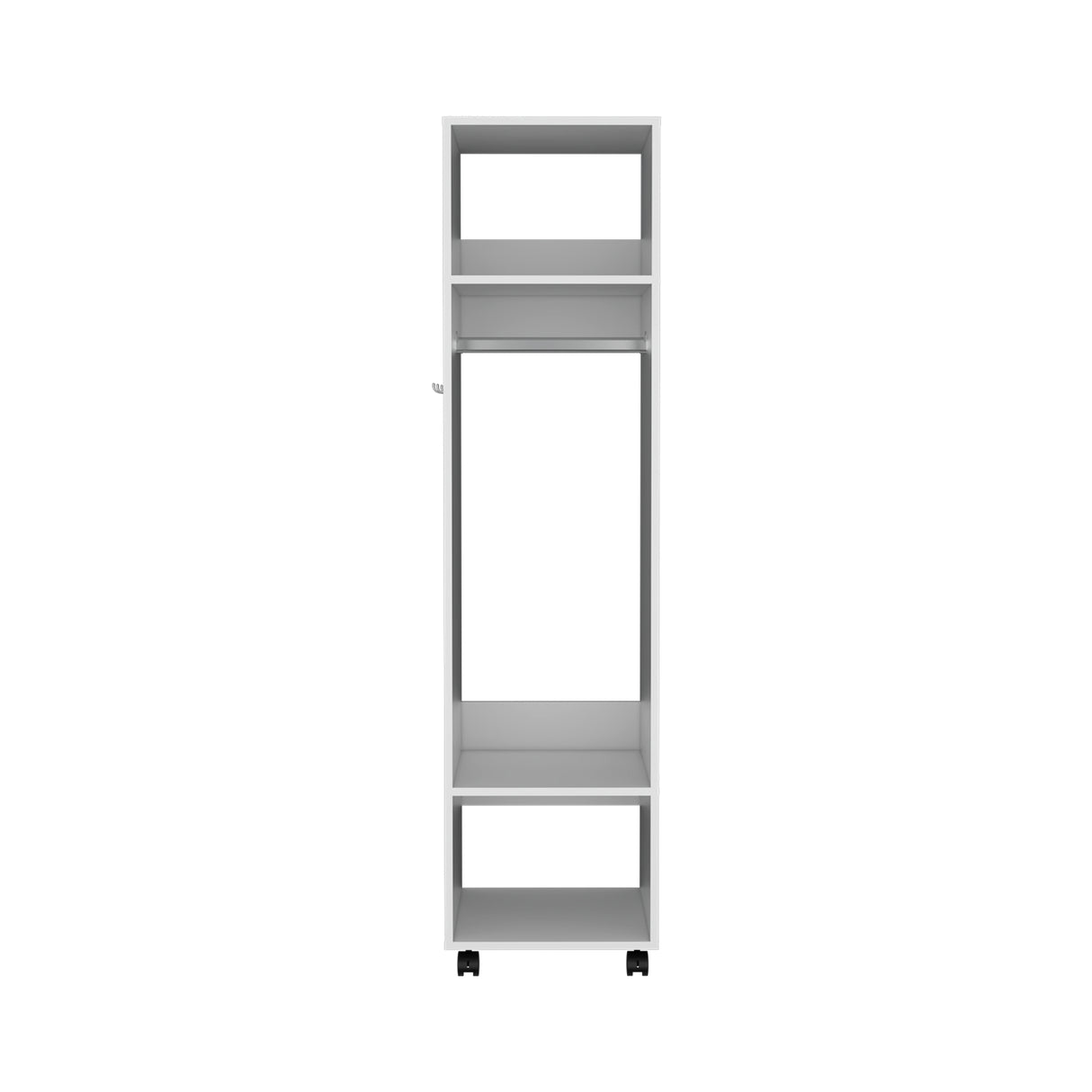 Closet Custer Blanco 40x160cm Con Tres Compartimientos - Closets | Bylmo