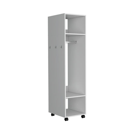 Closet Custer Blanco 40x160cm Con Tres Compartimientos - Closets | Bylmo