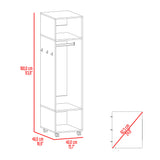 Closet Custer Blanco 40x160cm Con Tres Compartimientos - Closets | Bylmo