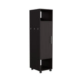 Closet Custer Wengue 40x160cm Con Tres Compartimientos y Puertas - Closets | Bylmo