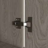 Bar Bajo Aurora Ceniza 62x81.7cm con Portabotellas - Bares | Bylmo