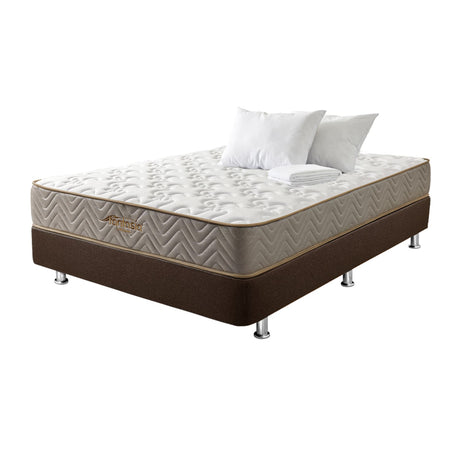 Combo Base Cama y Colchón Litium Doble 140x190cm Medio Firme - Colchones | Bylmo