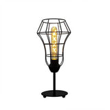 Lámpara de Mesa Nydia Negro 20x36cm con Bombilla - Iluminacion | Bylmo