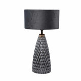 Lámpara de Mesa Santana Negro 25x46cm con Bombilla - Iluminacion | Bylmo