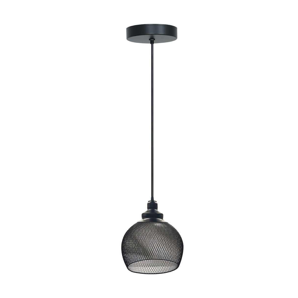 Lámpara Colgante Kimi Negro 28x120cm de Techo con Bombilla - Iluminacion | Bylmo