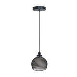 Lámpara Colgante Kimi Negro 28x120cm de Techo con Bombilla - Iluminacion | Bylmo