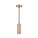 Lámpara Colgante Tita Dorado 10x93cm de Techo con Bombilla - Iluminacion | Bylmo