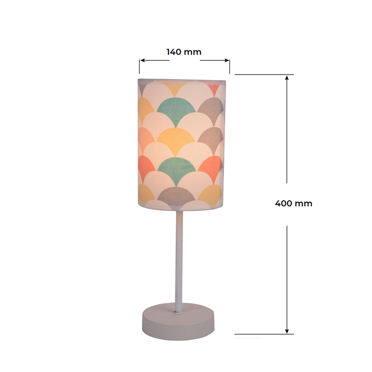 Lámpara de Mesa Sirenita Multicolor 14x40cm con Bombilla - Iluminacion | Bylmo