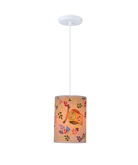 Lámpara Colgante Buho Multicolor 14x120cm de Techo con Bombilla - Iluminacion | Bylmo