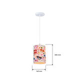 Lámpara Colgante Meteoro Multicolor 14x120cm de Techo con Bombilla - Iluminacion | Bylmo