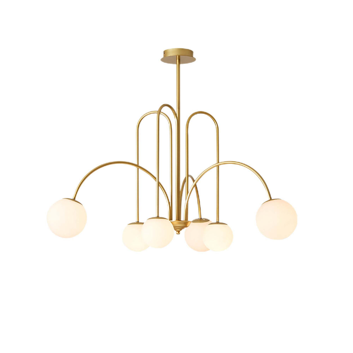Lámpara Colgante Gery Dorado 80x145cm de Techo sin Bombilla - Iluminacion | Bylmo
