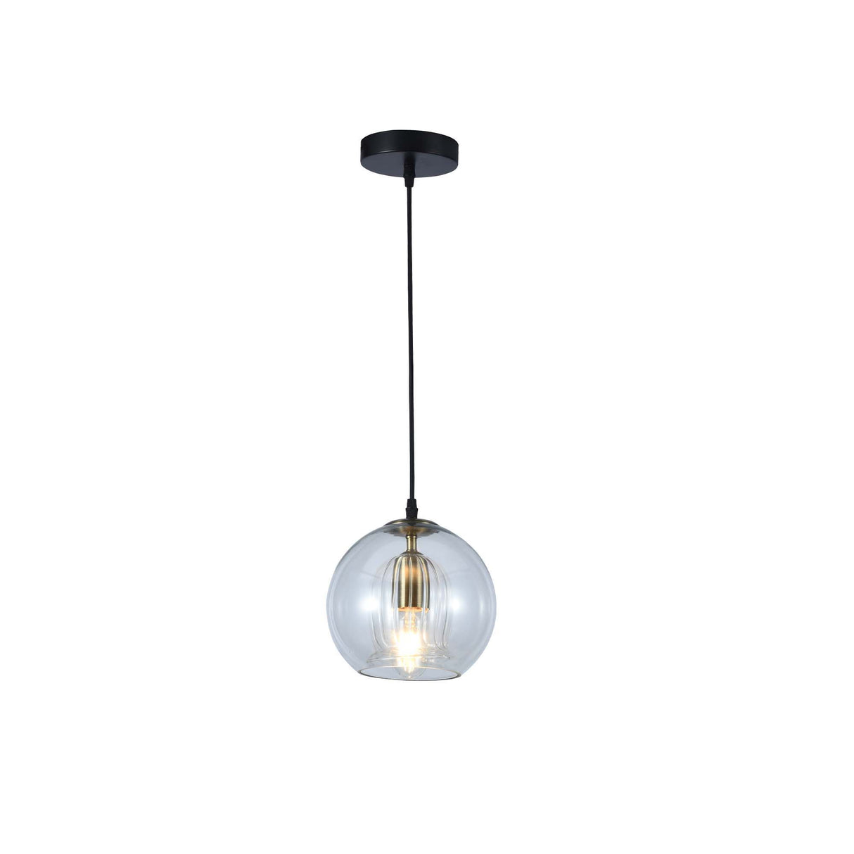 Lámpara Colgante Janet Transparente 20x120cm de Techo con Bombilla - Iluminacion | Bylmo