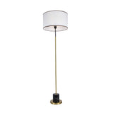 Lámpara De Piso Dafne Dorado 45x160cm Con Bombilla LED - Iluminacion | Bylmo