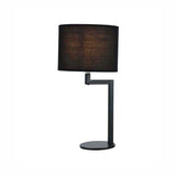 Lámpara de Mesa Tosca Negro 25x40cm con Bombilla - Iluminacion | Bylmo