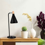 Lámpara de Mesa Clementina Negro 12x48cm con Bombilla - Iluminacion | Bylmo
