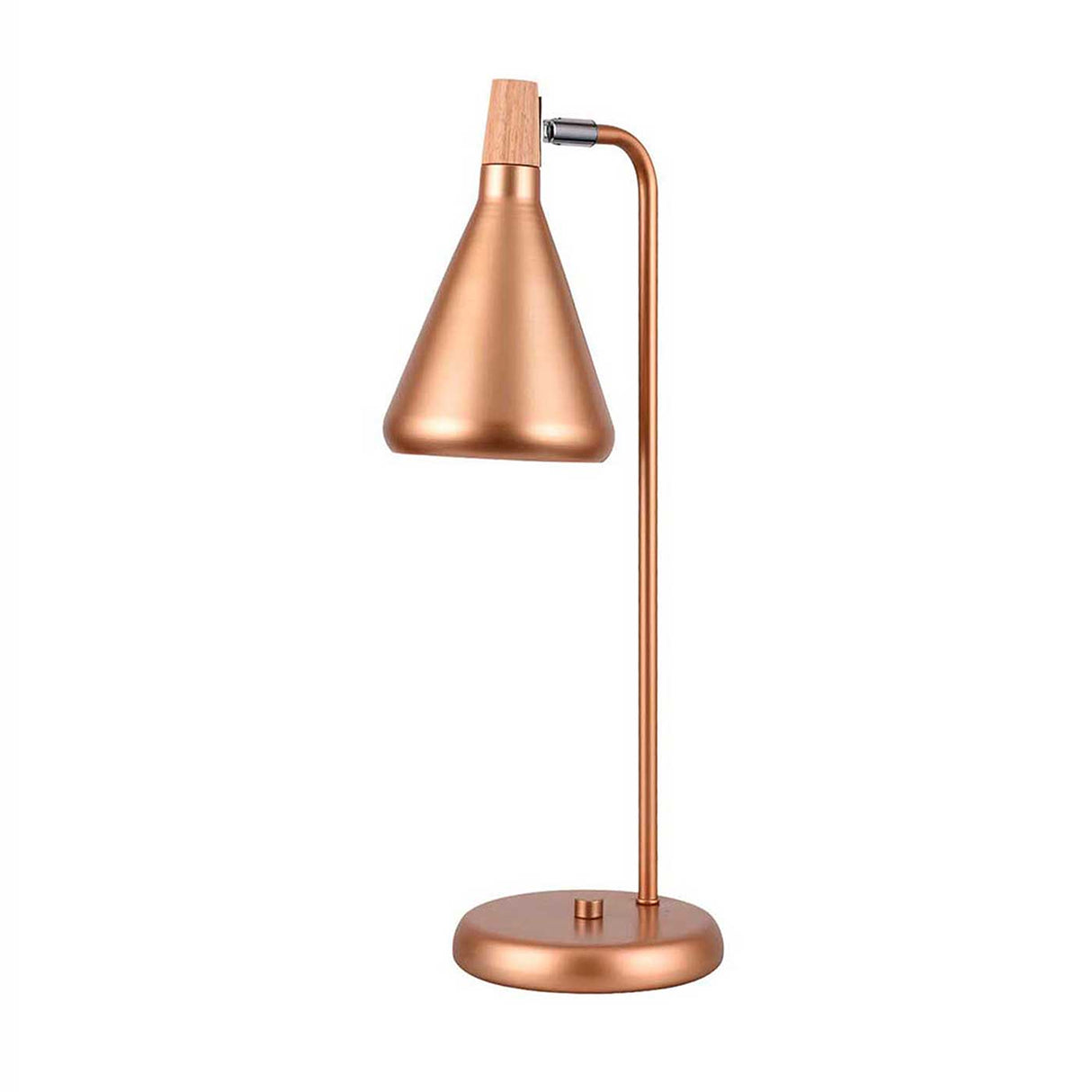 Lámpara De Mesa Clementina Cobre 12x48cm Con Bombilla LED - Iluminacion | Bylmo