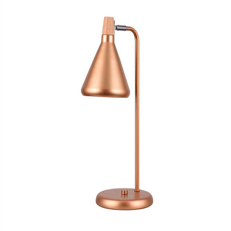 Lámpara De Mesa Clementina Cobre 12x48cm Con Bombilla LED - Iluminacion | Bylmo
