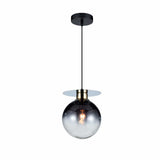 Lámpara Colgante Ada Negro 20x124cm de Techo con Bombilla - Iluminacion | Bylmo