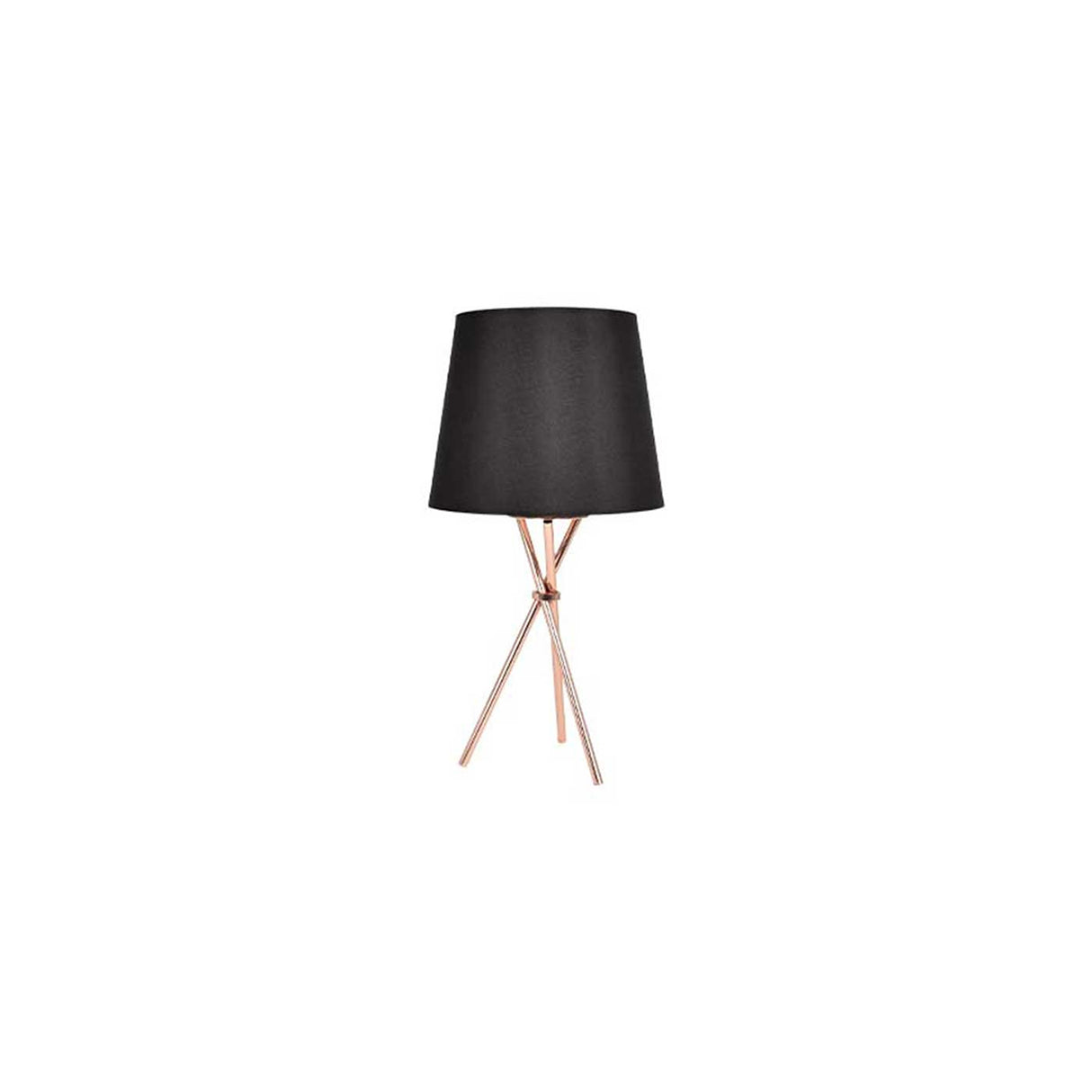Lámpara de Mesa Yuga Negro 18x65cm con Bombilla - Iluminacion | Bylmo